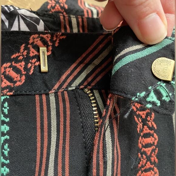 Volcom Boho Frochickie Colorful Aztec Low Rise Vacation Beach Cotton Short Jr 5 - Picture 10 of 11